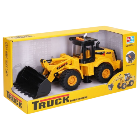 جرافة مع مؤثرات صوتية